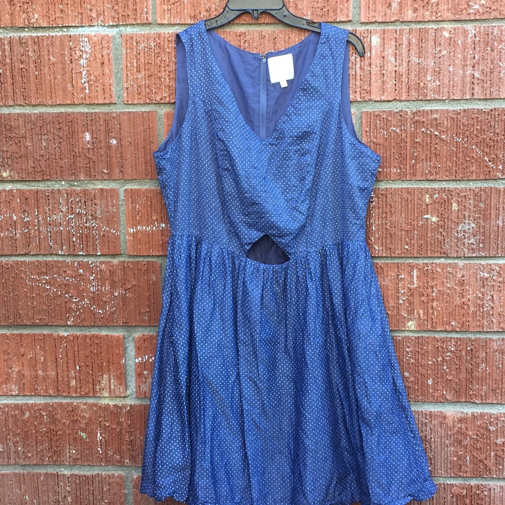 ModCloth polka dot dress size 1x